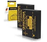 PATONA 2X DMW-BLG10E DMW-BLG10 Batería 770mAh Compatible con Panasonic DMC-GF6 Lumix DC GX9 TZ202 TZ91 DMC GX7 GX80 LX100 TZ101 TZ99 TZ80 DMWBLG10 DMW BLG10 BLG10E