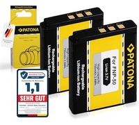 PATONA 2X NP-50 Batería 750mAh para Fujifilm FinePix X10 X20 XF1