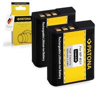 PATONA 2X NP-BG1 Batería 960mAh Compatible con Sony CyberShot DSC H3 H7 H9 H10 H20 H50 H55 H70 H90 N1 N2 T20 T25 T100 W30 W35 W50 W55 W70 W80 W85 DSC-HX5 HX5V HX30V WX1 Cyber Shot NPBG1 NP BG1