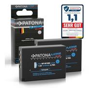 PATONA 2X Platinum Batería para Fujifilm NP-W126s W126 1210mAh