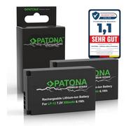 PATONA 2X Premium Batería para Canon LP-E12 LPE12 850mAh | Compatible: Canon EOS 100D, EOS Rebel SL1, Canon EOS M, M100, M200, Canon PowerShot SX70 HS