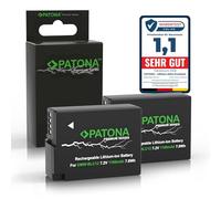 PATONA 2X Premium Baterías Reemplazo para Panasonic DMW-BLC12 BLC12E Battery Compatible con Panasonic Lumix DMC-FZ300 DMC-FZ1000 DMC-FZ2000 DMC-G5 DMC-G6 DMC-G70 DMC-G81 DMC-G91 DMC-GH2 DMC-GX8