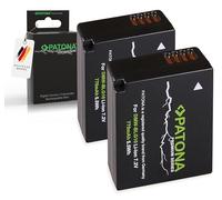PATONA 2X Premium DMW-BLG10 Batería 770mAh Compatible con Panasonic Lumix DC GX9 G110 G100 TZ202 TZ101 TZ99 TZ91 GF3 GF5 GX7 GX80 LX100 II ZS70 ZS110 Leica C D Lux DMW BLG10 BLG10E
