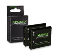 PATONA 2X Premium EN-EL19 Batería 700mAh Compatible con Nikon Coolpix S100 A300 S33 S2500 S2550 S2600 S2800 S3100 S3300 S3500 S3600 S4100 S 5200 S5300 S6500 S7000 W100 W150 ENEL19 EN EL19