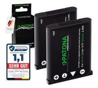 PATONA 2X Premium LB-012 Batería 600mAh Compatible con Kodak Easyshare M125 M215 M522 M530 M550 M575 M873 M883 PIXPRO FZ51 FZ52 FZ53 LB012