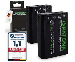 PATONA 2X Premium NP-95 Batería 1800mAh Compatible con Fuji Fujifilm FinePix F30 F31fd Real 3D W1 XS1 X30 X70 X100 X100S X100T X 30 70 100 100S 100T F 30 31 FD NP95 NP 95