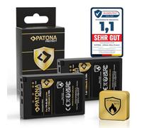 PATONA 2X Protect Batería para Olympus BLS-5 BLS-50 1100mAh