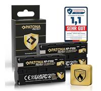 PATONA 2X Protect Batería para Sony NP-F550 F730 F750 F930 F950 3500mAh | Compatible: Sony, BC-V615, DCM-M1, DCR-TRU47E, MVC-CD1000, PLM-100, V S06A, Sony CCD-TR 1, CCD-TR200, CCD-TR215