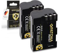 PATONA 2X Protect EN-EL3E Batería de Repuesto 2000mAh con Carcasa de protección Compatible con Nikon D40 D40x D50 D60 D70 D70s D80 D90 D100 D200 D300 D300S D700 D900 D3000 D5000 EN EL3E ENEL3E