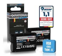 PATONA 2X Protect USB-C Batería para Nikon EN-EL15c EL15b EL15 2600mAh