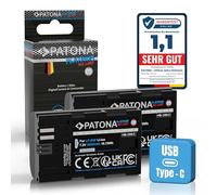 PATONA 2X USB-C Platinum Batería para Canon LP-E6P E6NH/E6N/E6 2600mAh