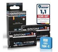 PATONA 2X USB-C Platinum Batería para Sony NP-F550 F730 F750 F930 F950
