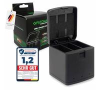 PATONA 3-Fach Cargador USB-C para GoPro Hero 13, AEBAT-201 Batería | Compatible: GoPro Hero 13, AEBAT-201
