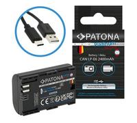 Patona BaterÃa de platino con entrada USB-C para Canon LP-E6