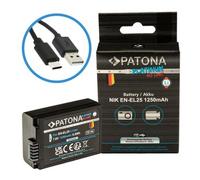 Patona BaterÃa de platino con entrada USB-C para Nikon EN-EL25