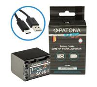 PATONA Platinum NP-FV70A NP-FV70 Batería USB-C 2060mAh con Entrada USB Directa, sin restricción de Uso (1394).