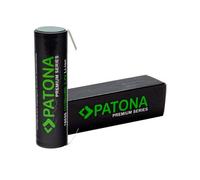 Patona BaterÃa recargable especial 18650 celdas Li-Ion con banda de nÃquel y cubierta aislante 3.7V 3000mAh