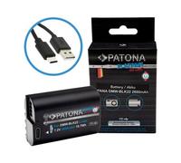 Patona Batería de platino con entrada USB-C para Panasonic DMW-BLK22