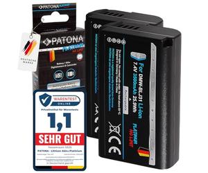 PATONA Batería de repuesto de platino para Panasonic DMW-BLJ31 3500 mAh para Lumix DC S1 S1R S1H