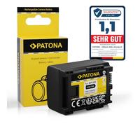 PATONA Batería para Canon BP-808 BP-807 BP-809 BP-819 BP-827 890mAh | Compatible: Canon Legria HG20/21, HF10/11/100, FS10/11/19/20/21/100