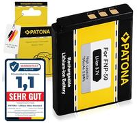 PATONA Batería para Fujifilm NP-50, Pentax D-Li68, 750mAh 3.7V 2.8Wh | Batería para FinePix F50 F100fd F70EXR F200EXR X10 X20 XF1 XP150, Casio Exilim EX-G1 - Reserveakku para unterwegs