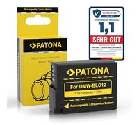 PATONA Batería para Panasonic DMW-BLC12 BLC12E 1000mAh