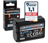 PATONA Batería Platinum NP-FW50 1030mAh USB-C compatible con Sony Alpha 7 A7 A7S A7R A7II A6000 A6300 A6400 A6500 RX1R III DSC-RX1RM3 ZV-E10 DSC RX10 Mark II III IV NEX-3 NEX-5 NEX-6 NP FW50