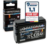 PATONA Batería Platinum NP-FW50 1100mAh USB-C compatible con Sony Alpha 7 A7 A7S A7R A7II A6000 A6300 A6400 A6500 RX1R III DSC-RX1RM3 ZV-E10 DSC RX10 Mark II III IV NEX-3 NEX-5 NEX-6 NP FW50