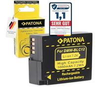 PATONA Batería reemplazo para Panasonic DMW-BLC12 DMW BLC12 BLC12E BLC12PP 1000mAh Compatible con Lumix DMC-FZ300 FZ330 FZ1000 FZ2000 DMC G5 G6 G70 G81 G91 GH2 GX8