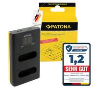 PATONA Cargador Doble (LCD USB-C Micro-USB) para EN-EL23 EN EL23 batería Compatible con Nikon Coolpix B700 P900 P900S S810c P610 P610S P600