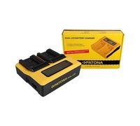 Patona Cargador doble LCD USB para Canon BP-718 727
