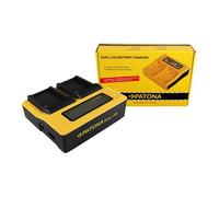 Patona Cargador doble LCD USB para Contour GPS Contour CT-3650 HD 1080P
