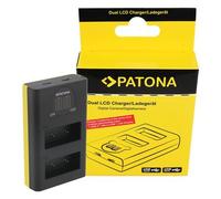 Patona Cargador doble LCD USB para Fuji NP-W126
