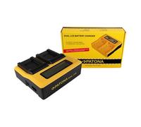 Patona Cargador doble LCD USB para Kodak Olympus Li-40B Klic 7006 Olympus Li-40B Olympus Li-40B