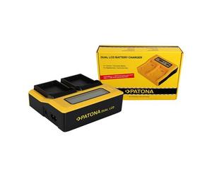 Patona Cargador doble LCD USB para Nikon ENEL15