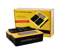 Patona Cargador doble LCD USB para Olympus PSBLN1 PS-BLN1
