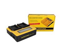 Patona Cargador doble LCD USB para Panasonic BPDC9