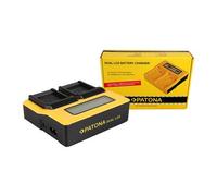 Patona Cargador doble LCD USB para Panasonic DMW-BLE9