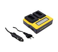 Patona Cargador doble LCD USB para Panasonic DMW-BLK22