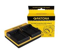 Patona Cargador doble para Canon LP-E10