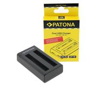 Patona Cargador doble para Insta360 One X2 360Â° Cam incl. cable Micro-USB