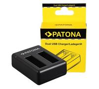 Patona Cargador doble para la cÃ¡mara de acciÃ³n Insta360 One X con cable Micro-USB incluido