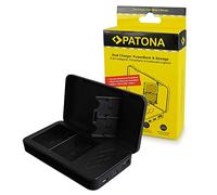 PATONA Cargador Doble para NP-FZ100 FZ100 Baterías, Función Powerbank y Almacenamiento en Tarjeta de Memoria Compatible con Sony Alpha FX30 A1 A9 A9II A7RIII A7RIV A7SIII A7III A7IV A6600 ZV-E1