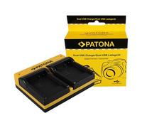 Patona Cargador doble para Panasonic DMW-BCF10E