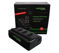 Patona Cargador Premium de 4 vías para Canon BP-A30 BP-A60 BP-A65 BP-A90