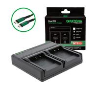 Patona Cargador Premium Dual PD Performance para Fuji NP-50