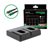 Patona Cargador Premium Dual PD Performance para Panasonic DMW-BLK22