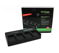 Patona Cargador rÃ¡pido cuÃ¡druple de alta calidad para las baterÃas de la serie F de Sony