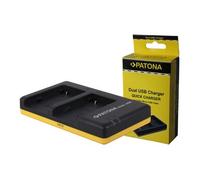 Patona Cargador rÃ¡pido doble para Canon NB2L, NB2LH, 2L12, 2L14