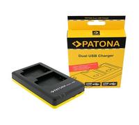 Patona Cargador rÃ¡pido doble para Olympus Li-50B